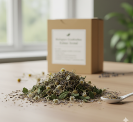 De foto van het product Biologische Kruidenthee - Kalme Avond